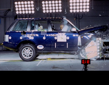 Краш тест Land Rover Range Rover (2002)